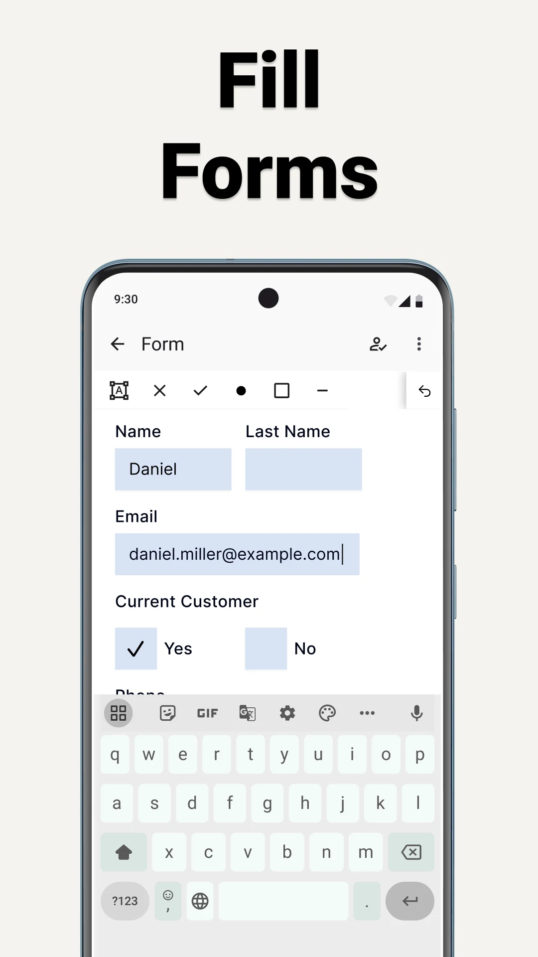 Signature: Fill and Sign PDF screenshot
